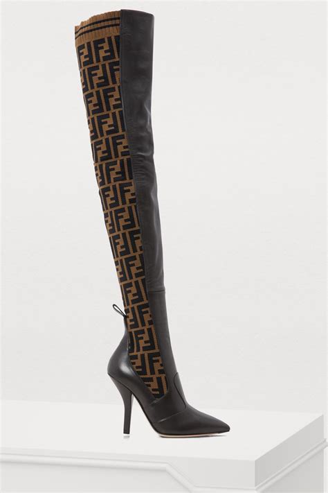 women fendi boot|fendi high heel boots.